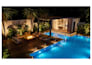 do outdoor landscape and pool lighting design with 3d visualization